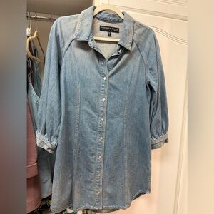 Veronica Beard Fitted Denim Dress